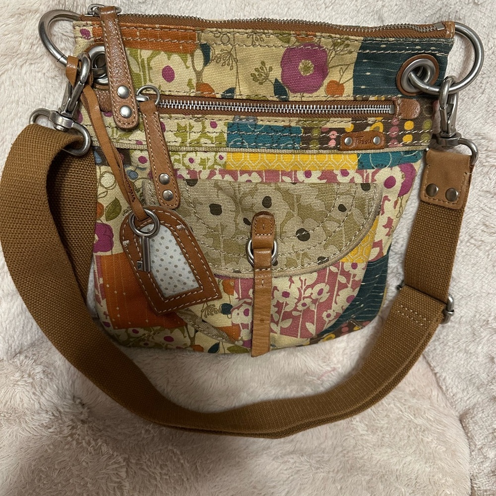 Patchwork Crossbody Bag - image 1